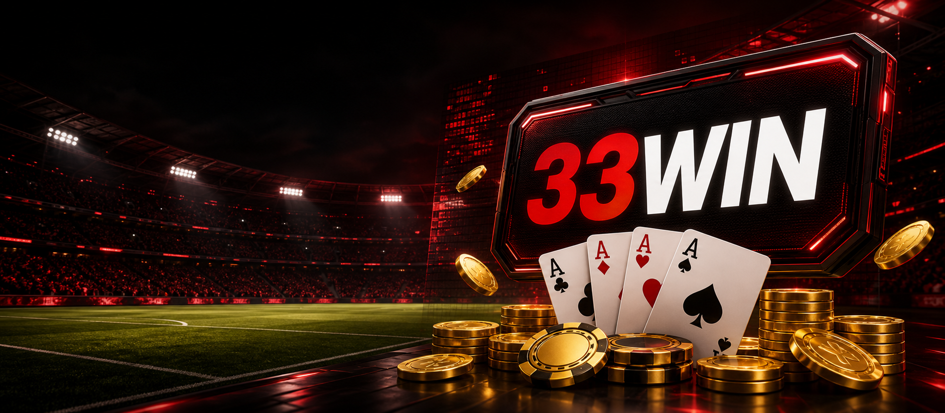 33WIN sân vận động, bài và xu vàng